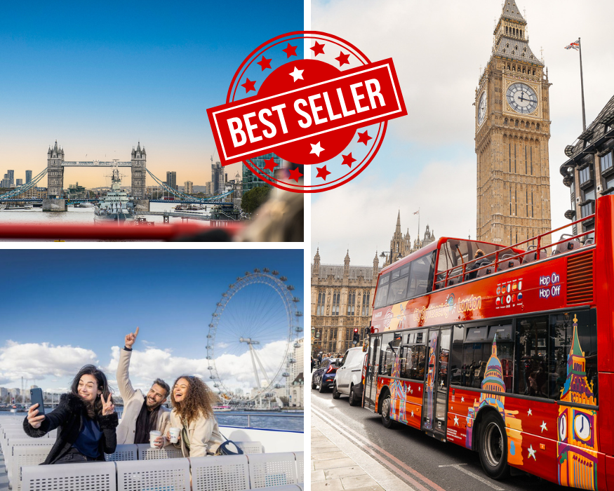 London City Tour 24 hrs Ticket + Thames River Cruise - STANDARD